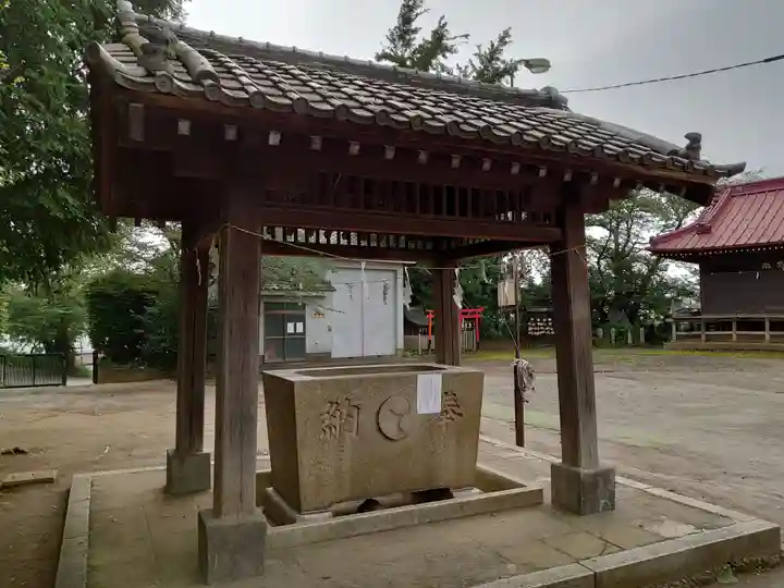 生麦杉山神社の手水舎
