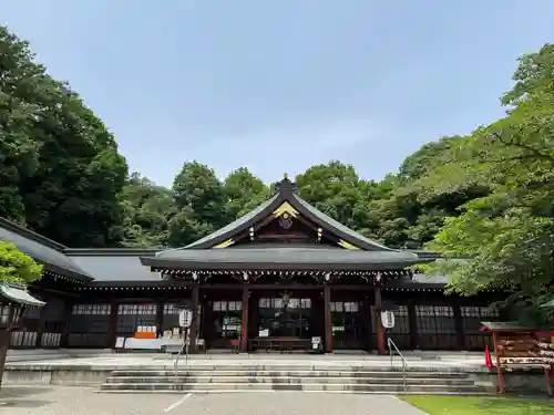 群馬県護国神社の本殿・本堂