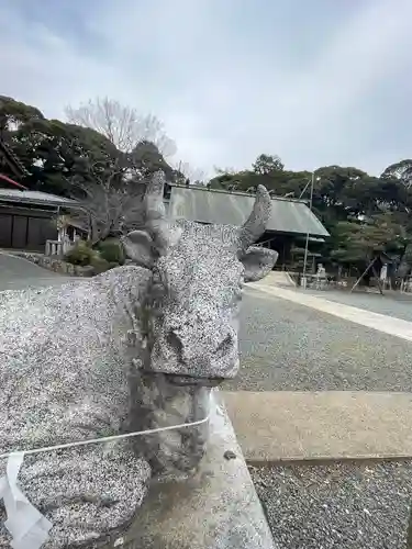 大岩神明宮の狛犬