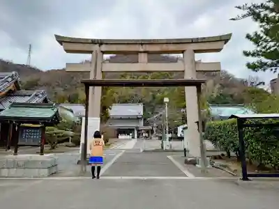 愛媛縣護國神社の鳥居