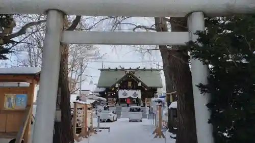 札幌諏訪神社の鳥居