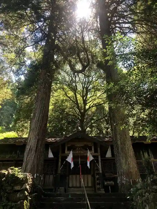 白水阿蘇神社の本殿・本堂