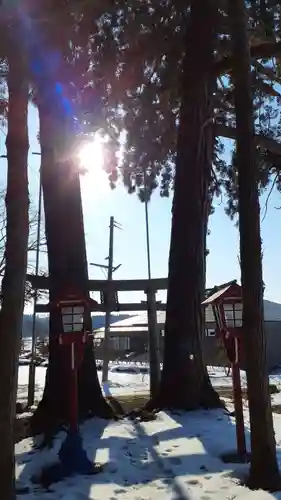 安野稲荷神社の鳥居