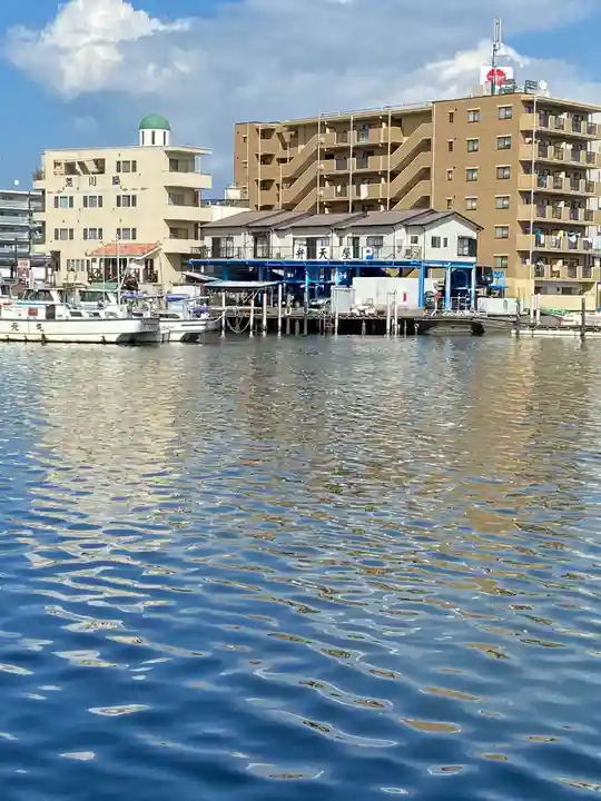 琵琶島神社の周辺