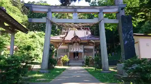 上ノ國八幡宮の鳥居