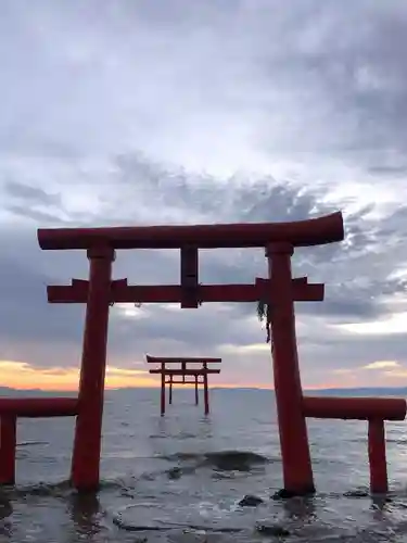 大魚神社　海中鳥居の鳥居