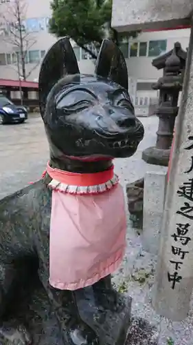 警固神社の狛犬