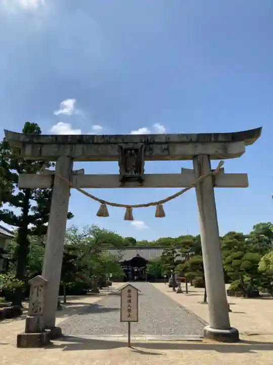 誉田八幡宮の鳥居