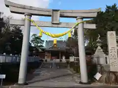 天地社の鳥居