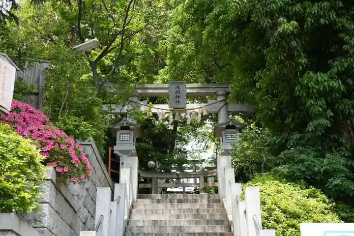 多摩川浅間神社の鳥居