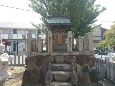 八幡社（丹陽町伝法寺）の本殿・本堂