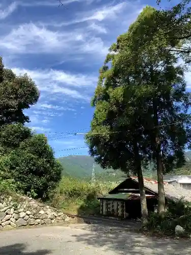 天山神社の景色