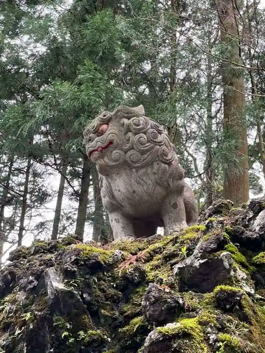 富士山東口本宮 冨士浅間神社の狛犬