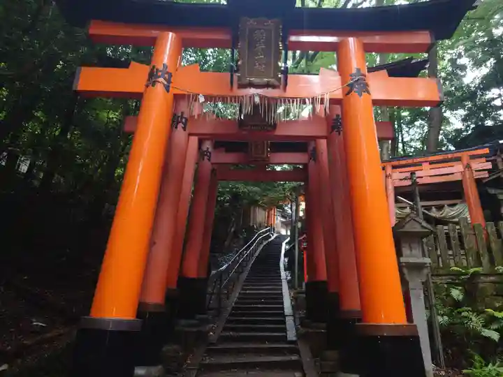 伏見稲荷大社 御膳谷奉拝所の鳥居