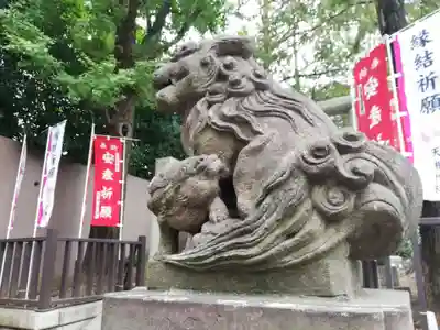 下神明天祖神社の狛犬