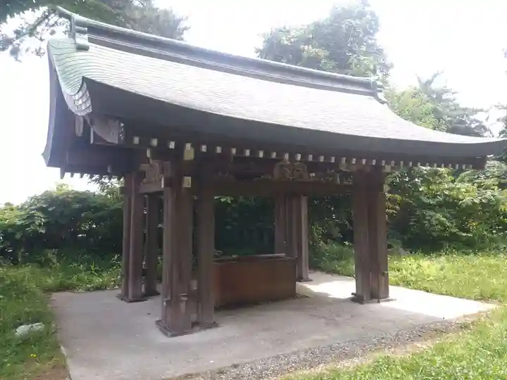 函館護國神社の手水舎