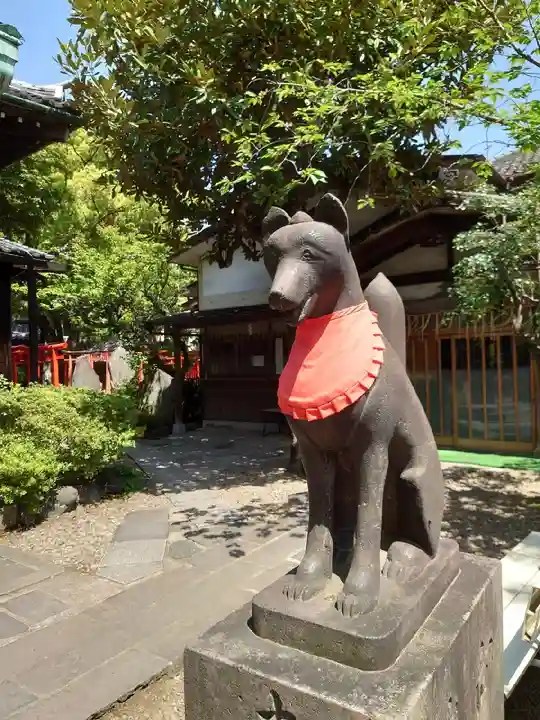 三囲神社の狛犬