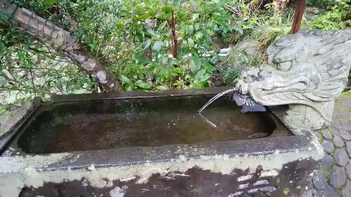 龍の入不動尊の手水舎