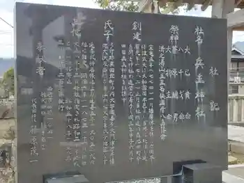 兵主神社の御朱印 2022年03月