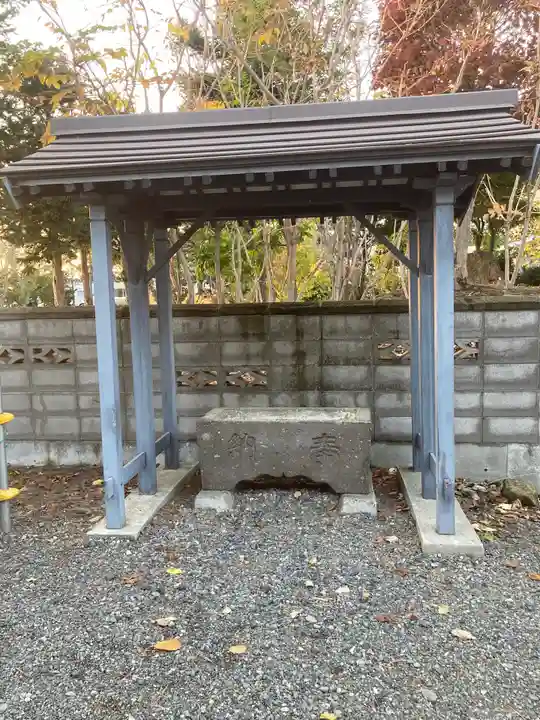 中沼神社の手水舎