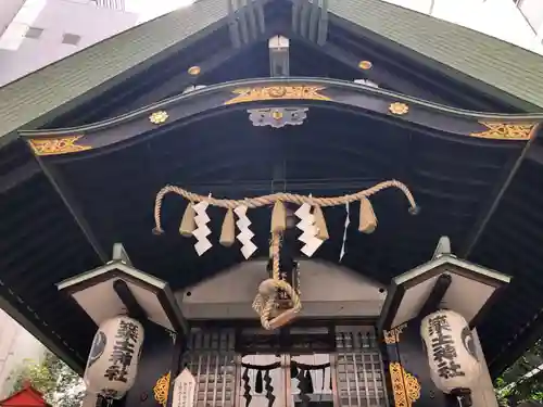 築土神社の本殿・本堂