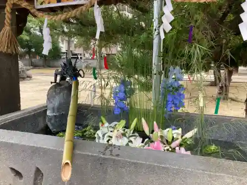 三津厳島神社の手水舎