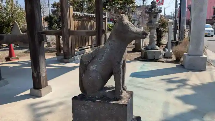 稲荷神社の狛犬