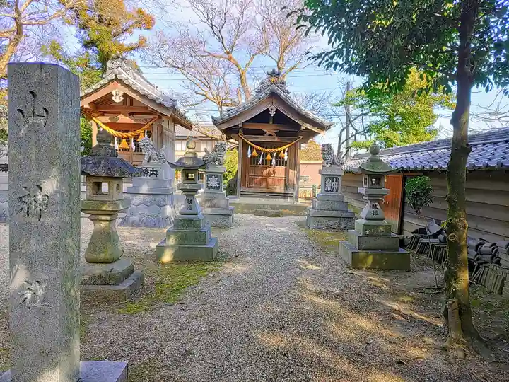 福釜神明神社の末社・摂社