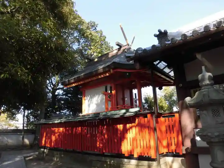 百済王神社の本殿・本堂