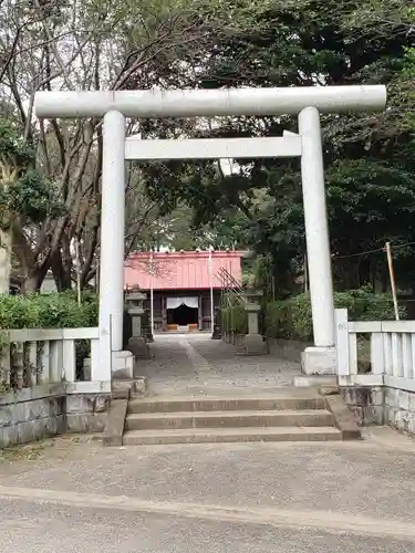 宇都母知神社の鳥居