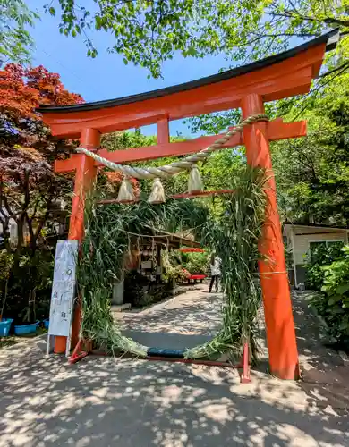 虻田神社の鳥居