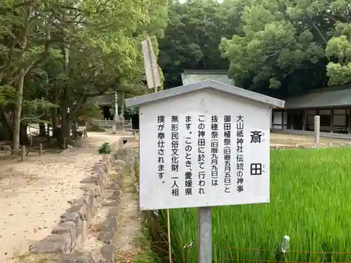 大山祇神社の景色