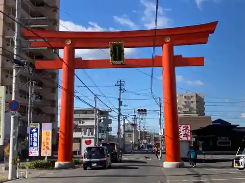 伊豫豆比古命神社の鳥居