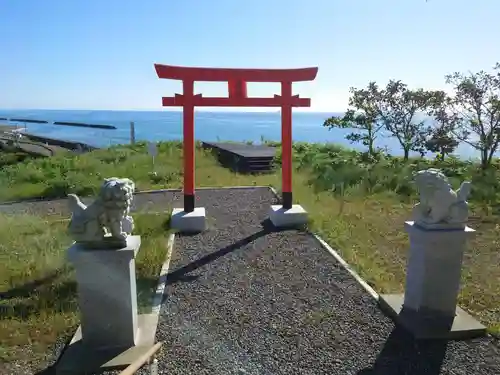 虎杖浜神社の鳥居