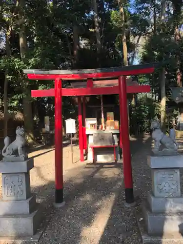 岩槻久伊豆神社の鳥居