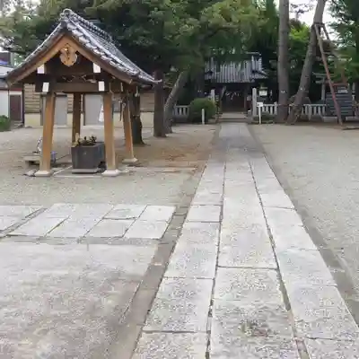 栗原氷川神社の手水舎