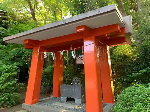 白幡神社の手水舎