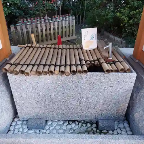 蒲田八幡神社の手水舎