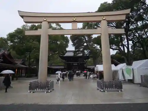 明治神宮の鳥居