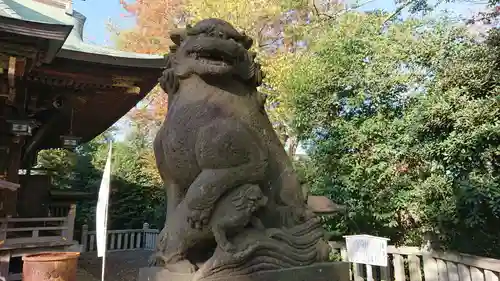 白旗神社の狛犬