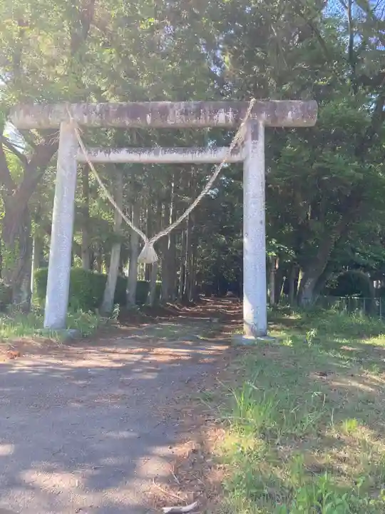 下石上温泉神社の鳥居