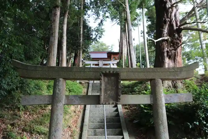阿久津「田村神社」(郡山市阿久津町)旧社名:伊豆箱根三嶋三社の鳥居