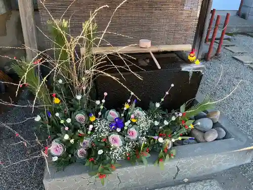 上尾御嶽神社の手水