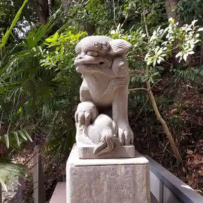 白旗神社（品濃白旗神社）の狛犬