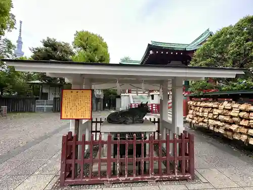 亀戸天神社の狛犬