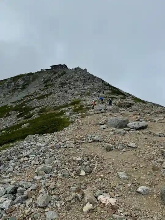 雄山神社峰本社の景色