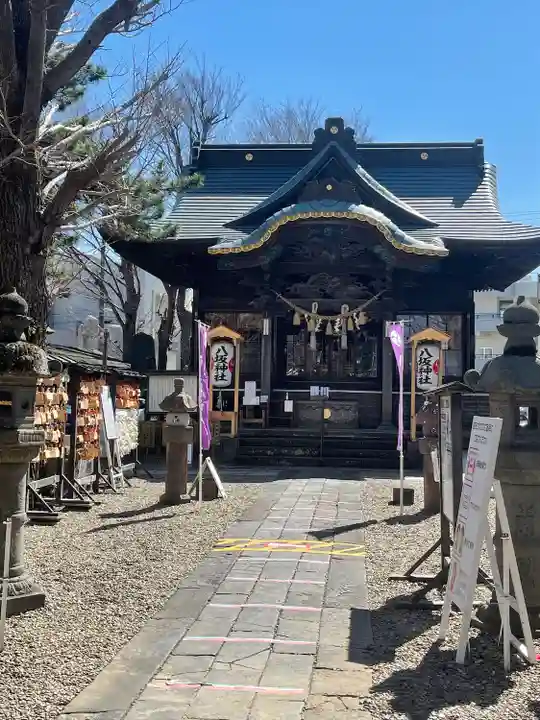 取手八坂神社の本殿・本堂