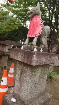 三輪神社の狛犬