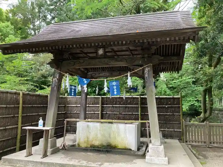 報徳二宮神社の手水舎