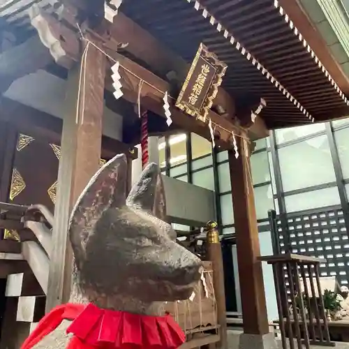 築土神社の狛犬